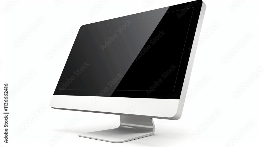 Modern Computer Monitor in Sleek Design with Minimalist Appeal Modern Computer Monitor in Sleek Design with Minimalist Appeal