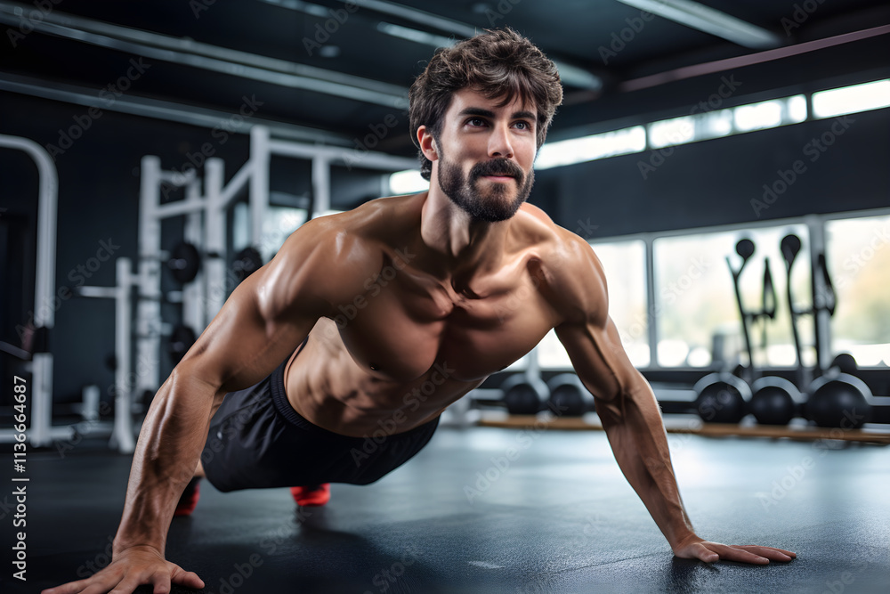 Sweaty Intense Abdominal Workout using Medicine Ball in Gym Setting Sweaty Intense Abdominal Workout using Medicine Ball in Gym Setting