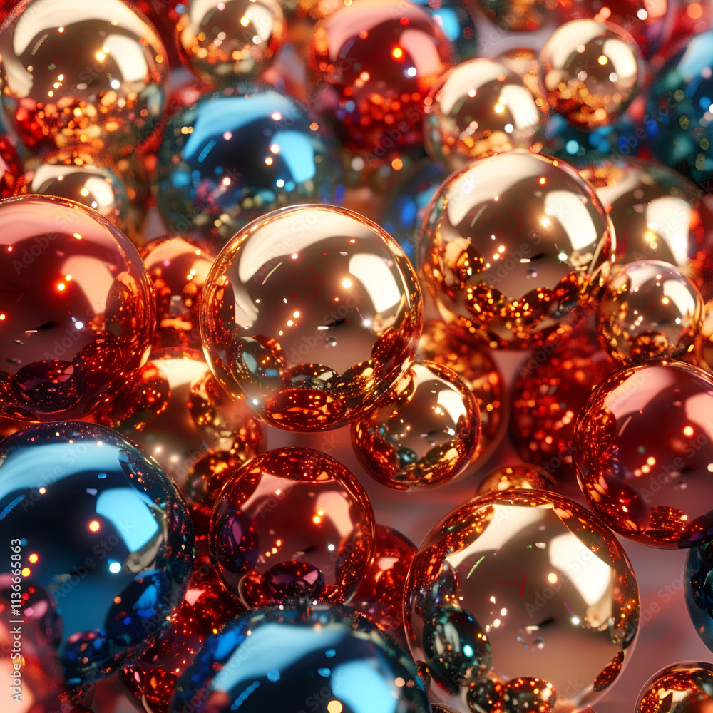 Shiny colored balls abstract background Shiny colored balls abstract background