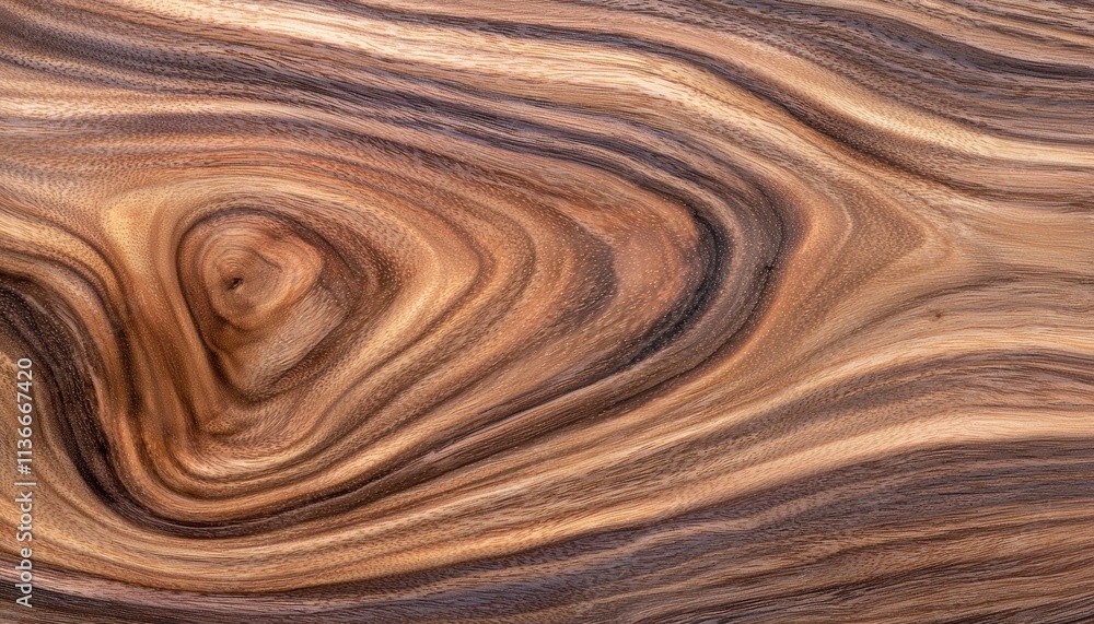 A close-up view of richly textured wood grain showcasing swirling patterns and a warm brown color palette. A close-up view of richly textured wood grain showcasing swirling patterns and a warm brown color palette.