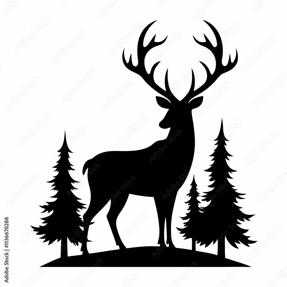 deer in the forest deer in the forest