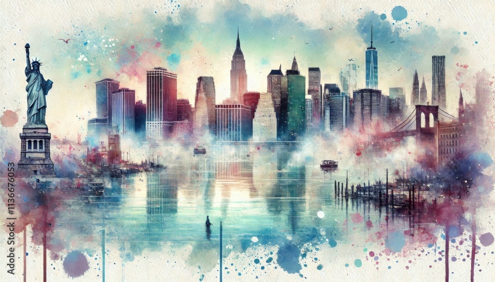 sunset over the city content created with generative AI software. sunset over the city content created with generative AI software.