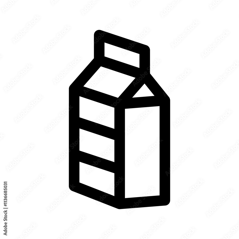 Milk carton icon, beverage, drink, vector illustration Milk carton icon, beverage, drink, vector illustration