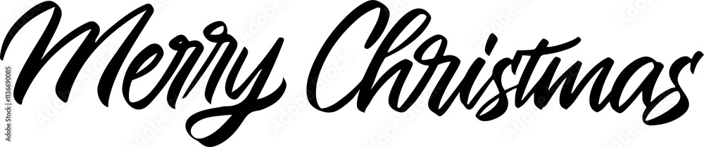 Merry Christmas Artistic Lettering. Handwritten Script Font Calligraphy-Inspired Design. Elegant Bold Winter Promotion. Store Signage. Illustration. Merry Christmas Artistic Lettering. Handwritten Script Font Calligraphy-Inspired Design. Elegant Bold Winter Promotion. Store Signage. Illustration.
