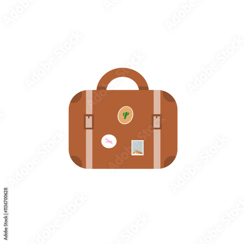Suitcase icon vector illustration