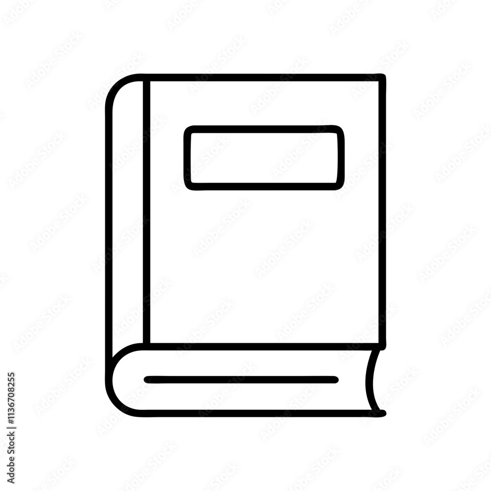 hardcover book icon, book lovers day line art, book lovers day icon - simple black line art icon of hardcover book, for book lovers day celebrations. book lovers day vector art. hardcover book icon, book lovers day line art, book lovers day icon - simple black line art icon of hardcover book, for book lovers day celebrations. book lovers day vector art.