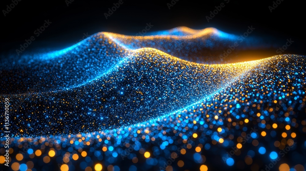 a blue and yellow abstract background with a black background a blue and yellow abstract background with a black background