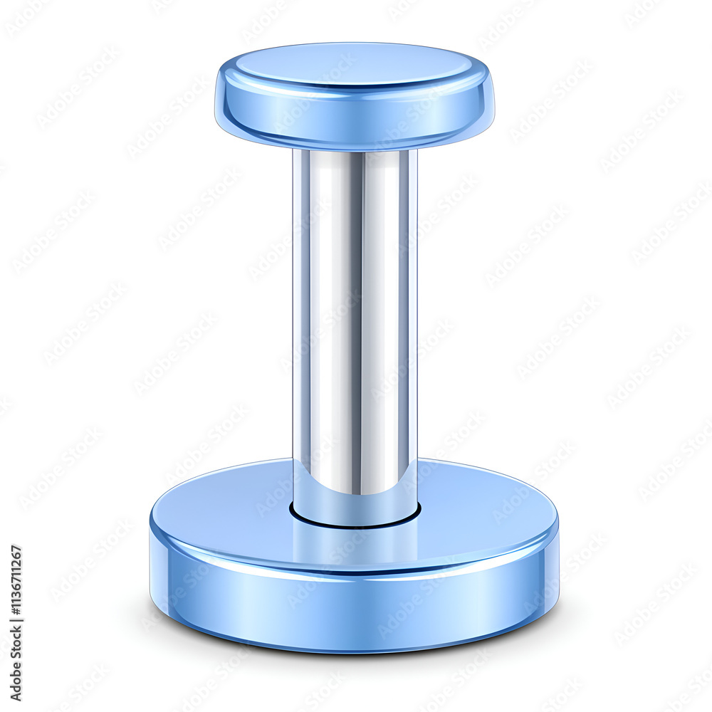 A shiny blue dumbbell perfect for fitness and exercise activities, emphasizing health and wellness. A shiny blue dumbbell perfect for fitness and exercise activities, emphasizing health and wellness.