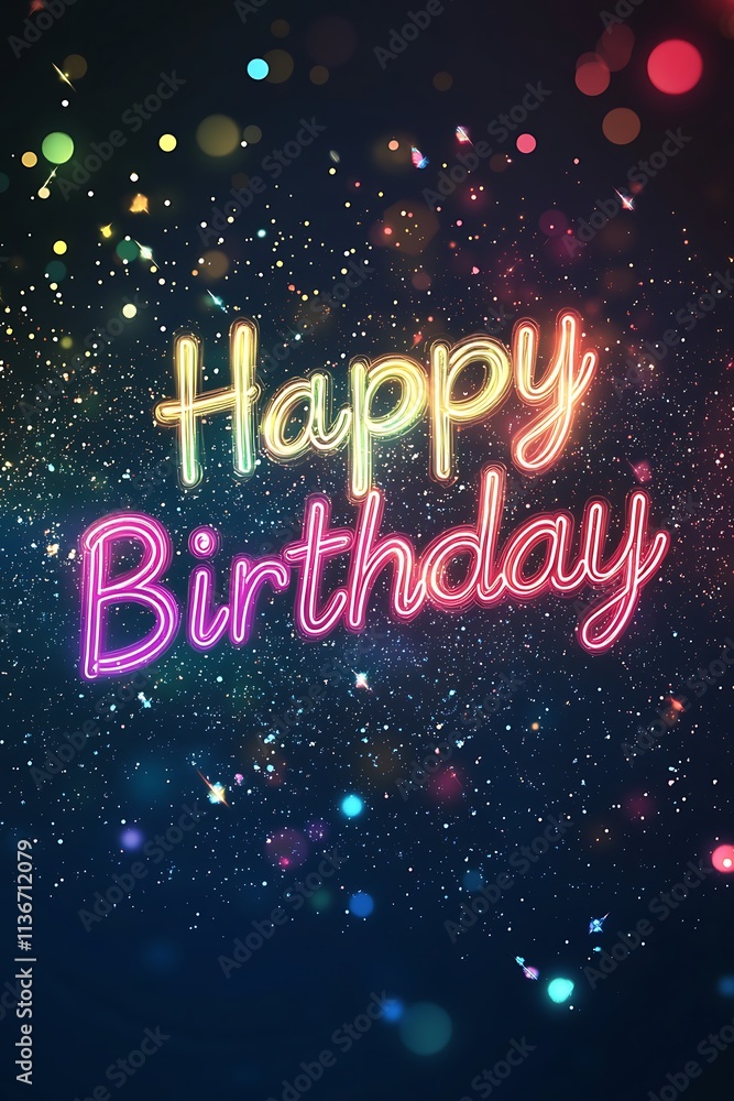 A sparkling gradient background with the phrase A sparkling gradient background with the phrase