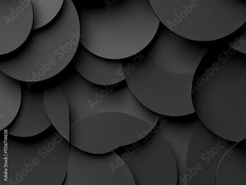 **Abstract black pattern with soft geometric shapes for added interest. 32k, full ultra hd, high resolution --ar 4:3 --no noise --s 250 --style raw** - Image #1 @jawad8982 photo