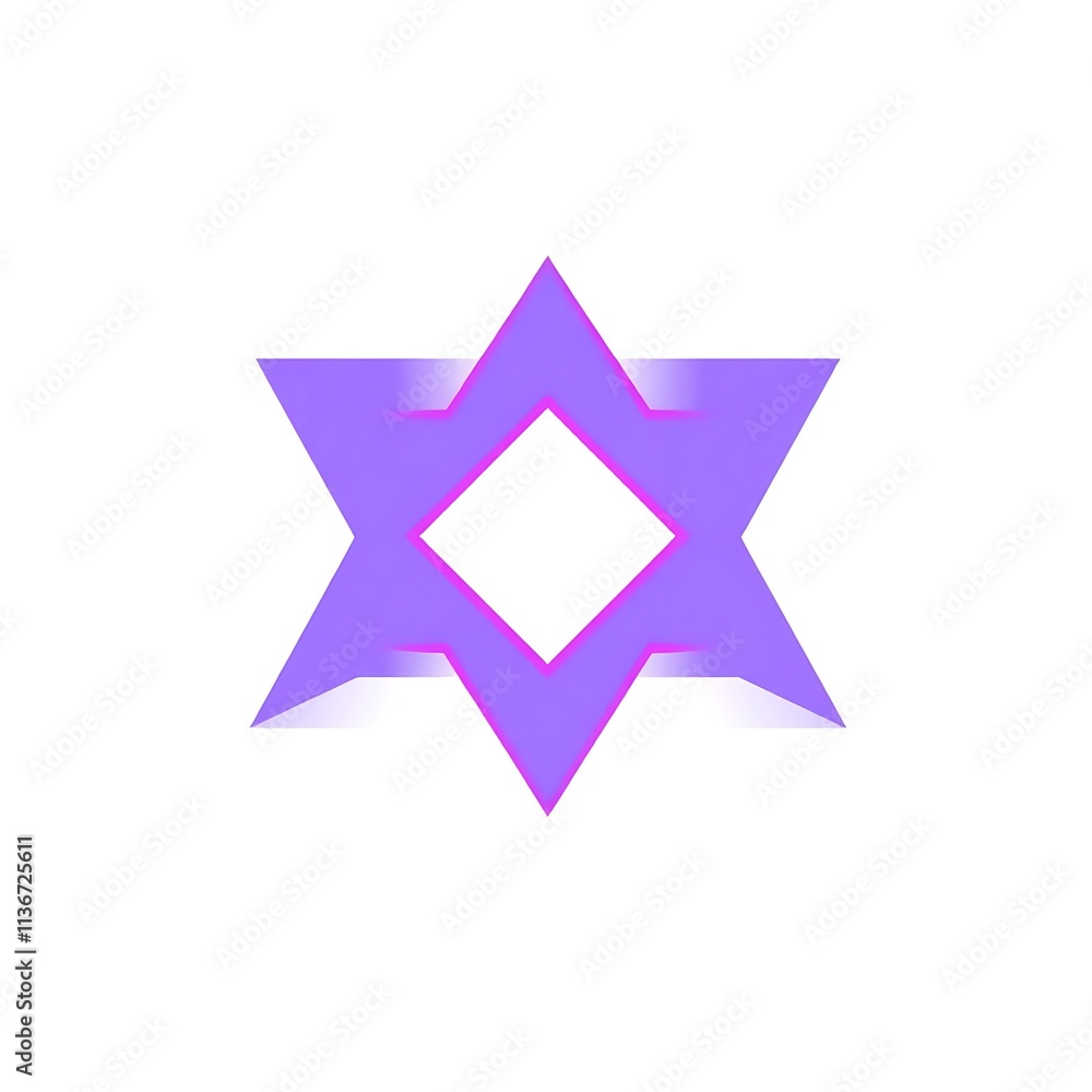 Purple Starburst Logo Design 