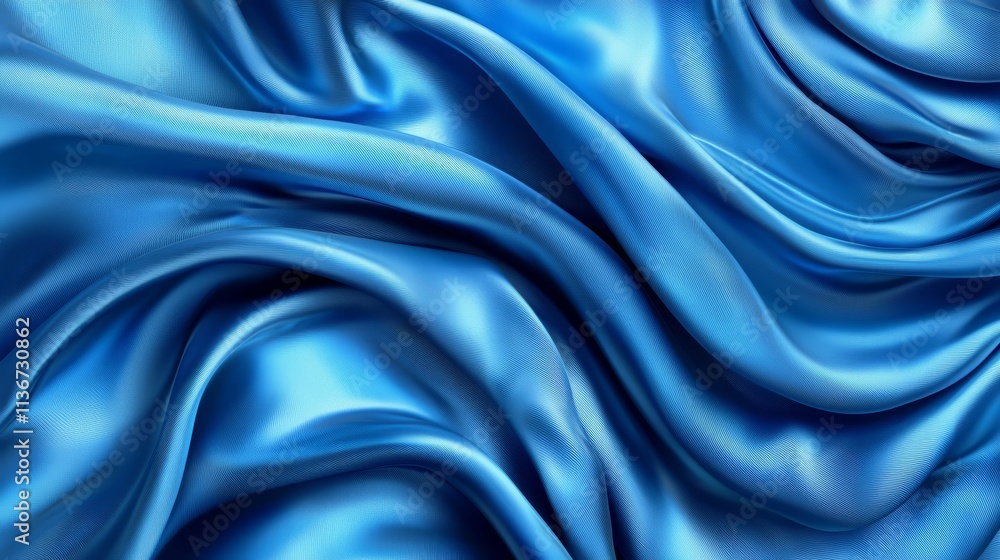 custom made wallpaper toronto digitalA close up shot of a blue satin fabric