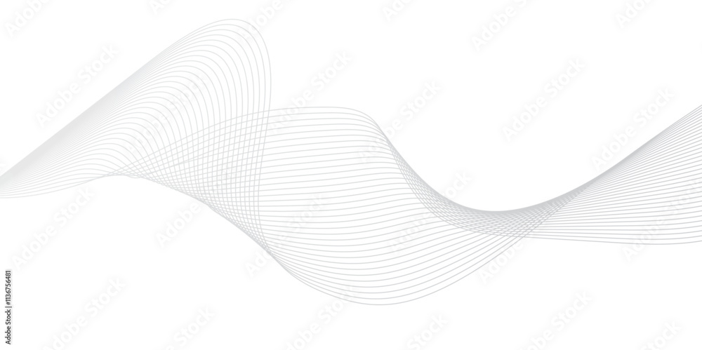 Fototapeta premium Abstract White and gray color technology modern background design. Vector Illustration.