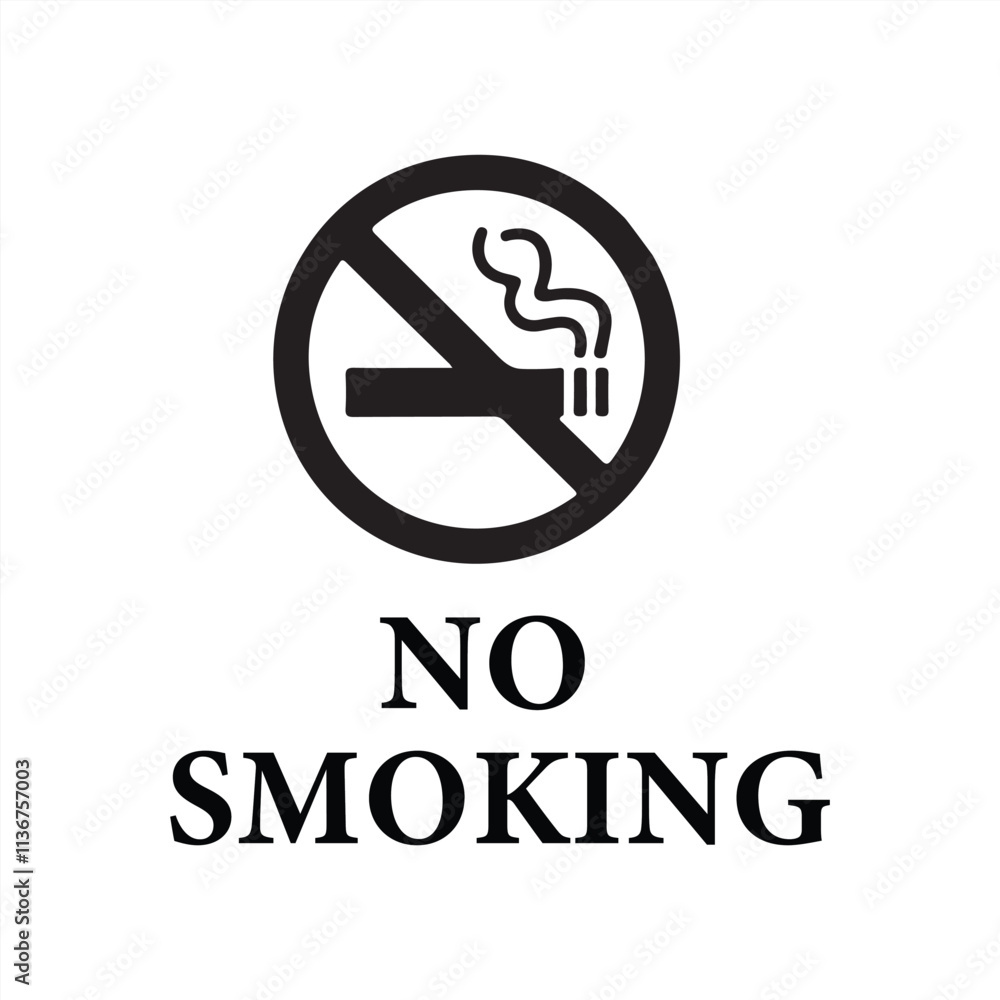no smoking icon silhouette vector arts and design no smoking icon silhouette vector arts and design