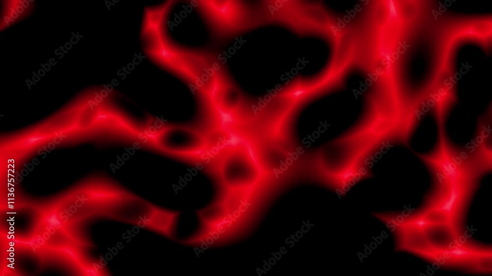 Abstract red wave animation loop background. Red plasma pattern wavy Abstract red wave animation loop background. Red plasma pattern wavy