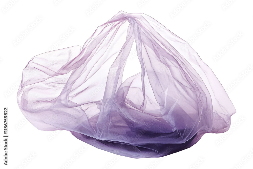 Durable Plastic Bag for Shopping & Storage - Isolated on White Background Durable Plastic Bag for Shopping & Storage - Isolated on White Background