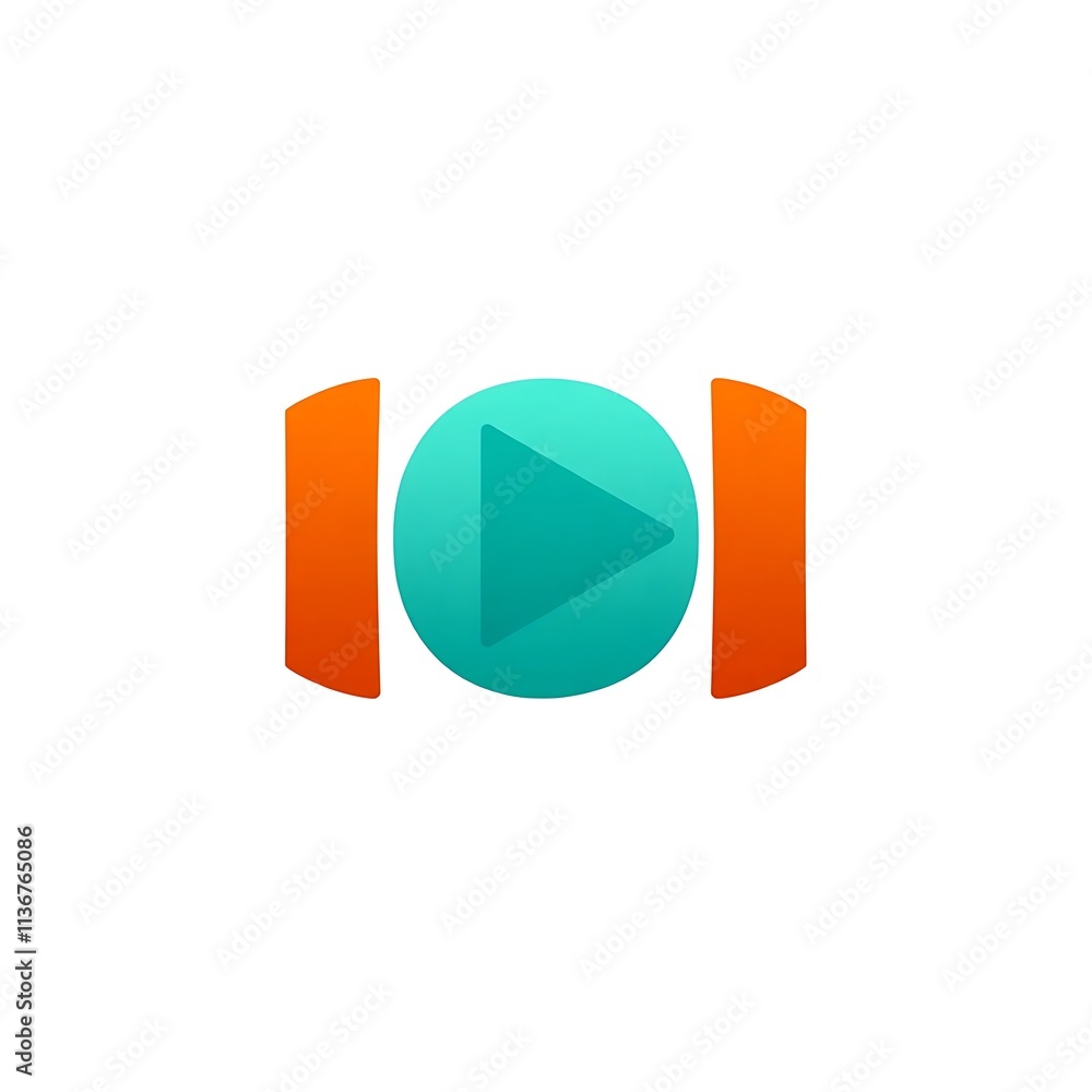 Play Button Logo: A modern and abstract logo design featuring a play button within a stylized frame, perfect for media, entertainment, technology. Play Button Logo: A modern and abstract logo design featuring a play button within a stylized frame, perfect for media, entertainment, technology.
