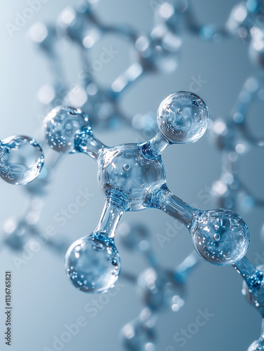 Wallpaper Mural Close-up of an imaginary molecule in space. Torontodigital.ca