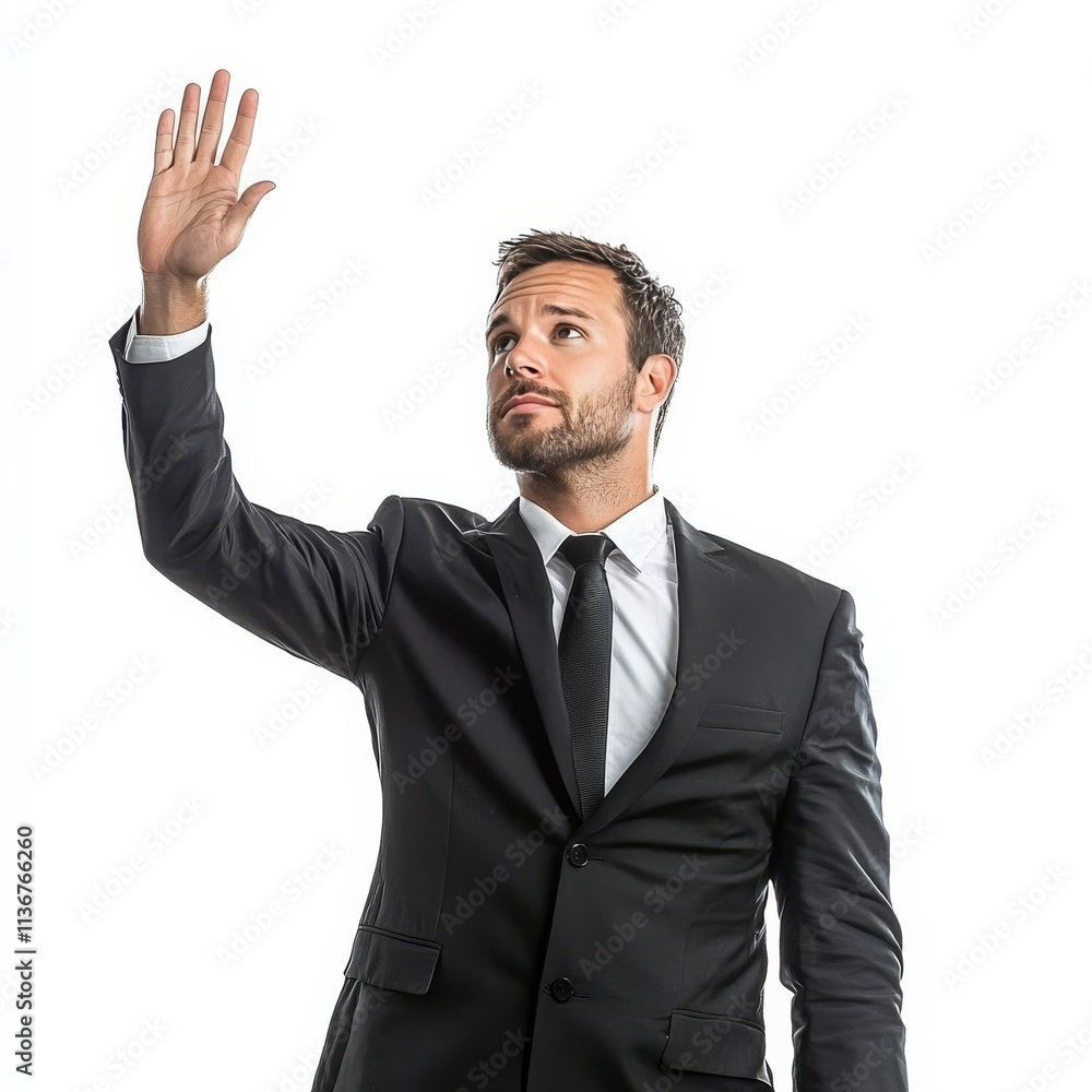 Isolated hand gesture Isolated hand gesture