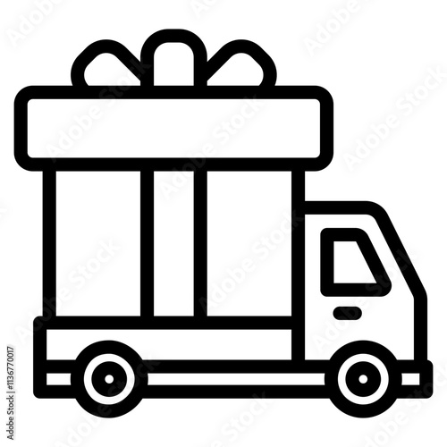 Gift Delivery Icon