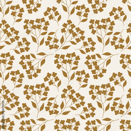 Floral seamless background - pattern for continuous replicate. See more seamless backgrounds in my portfolio