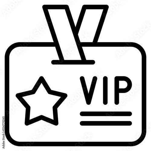 Vip Card Icon