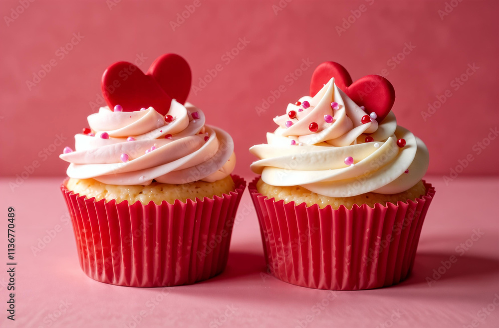 Indulge in Delicious and Romantic Cupcakes, Perfect for Sweet and Memorable Celebrations
