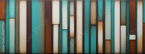 Wallpaper Mural illustrazione sfondo con elementi astratti a tema geometrico surreale Torontodigital.ca