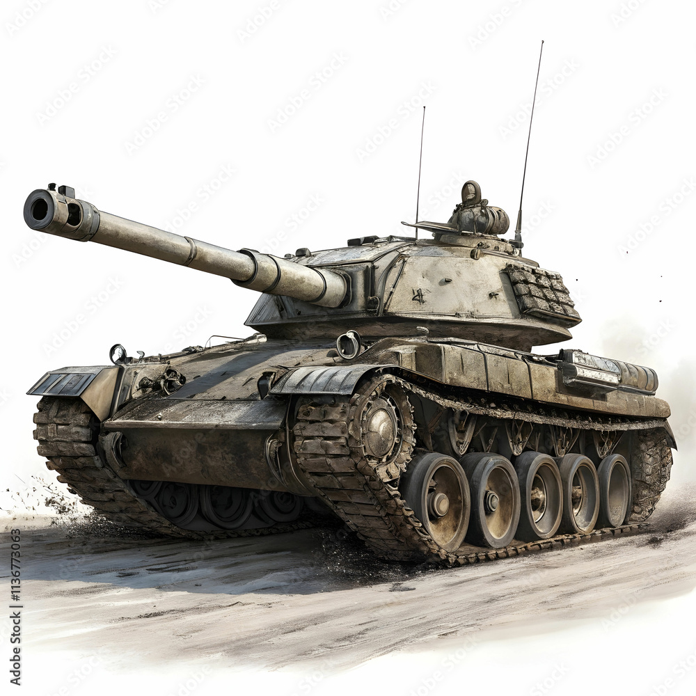 A heavy tank is a heavily armored military vehicle equipped with powerful weapons A heavy tank is a heavily armored military vehicle equipped with powerful weapons