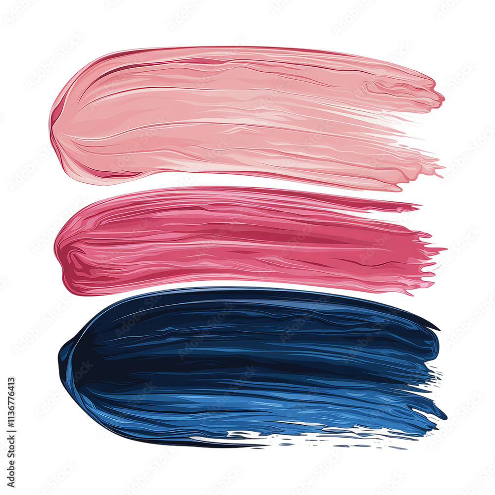 set of watercolor paint brush strokes isolated on white background set of watercolor paint brush strokes isolated on white background
