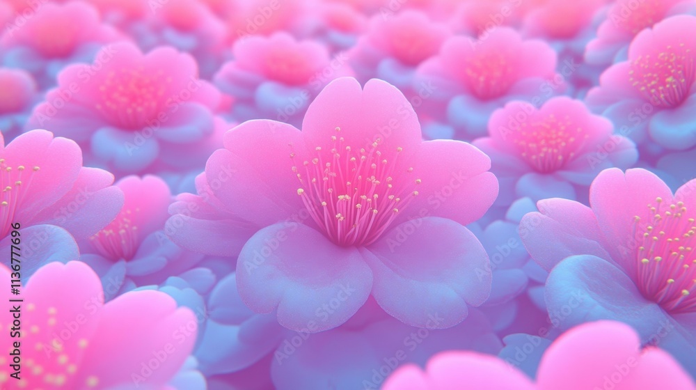 Close-up of vibrant pink cherry blossom flowers blooming in spring, perfect for nature backgrounds, floral designs, seasonal greeting cards, soft pastel colors, serene and fresh atmosphere Close-up of vibrant pink cherry blossom flowers blooming in spring, perfect for nature backgrounds, floral designs, seasonal greeting cards, soft pastel colors, serene and fresh atmosphere