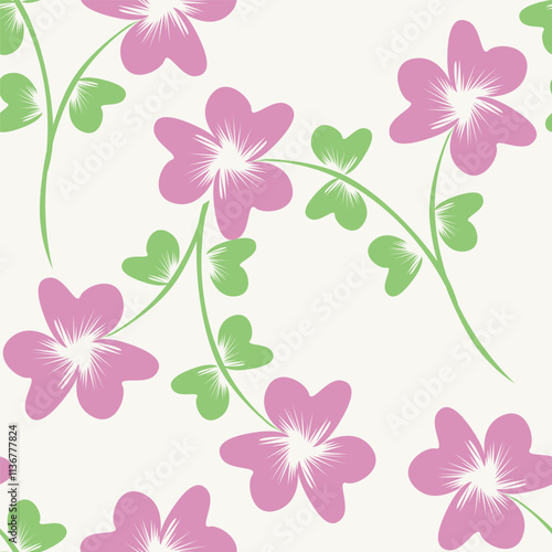 Floral seamless background - pattern for continuous replicate. See more seamless backgrounds in my portfolio