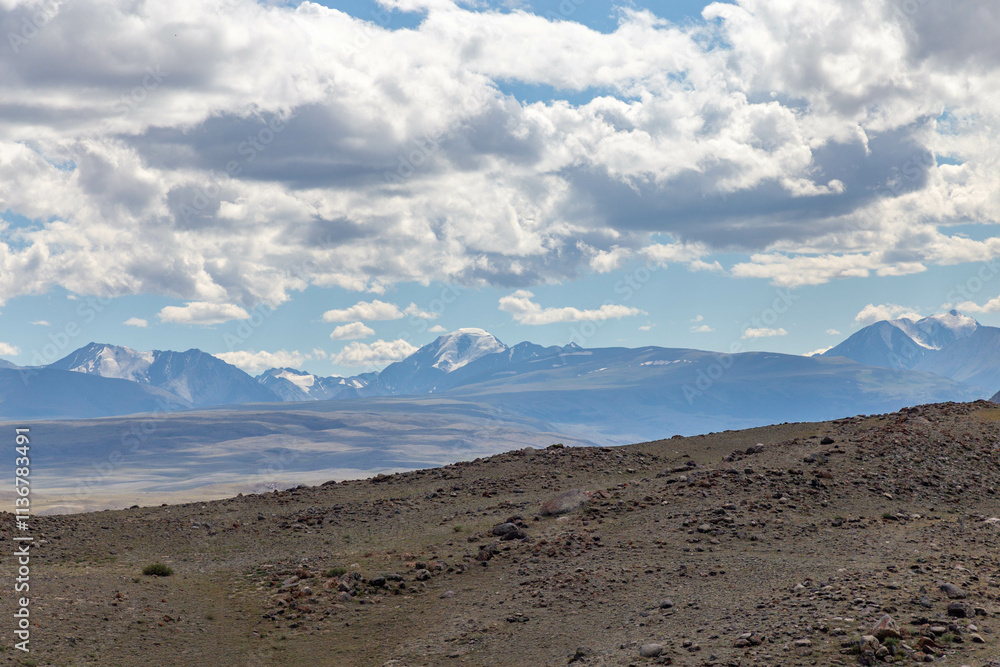 Kyzyl Chin valley, also called as Mars valley. Near Chagan Uzun village, Altai republic, Russia Kyzyl Chin valley, also called as Mars valley. Near Chagan Uzun village, Altai republic, Russia