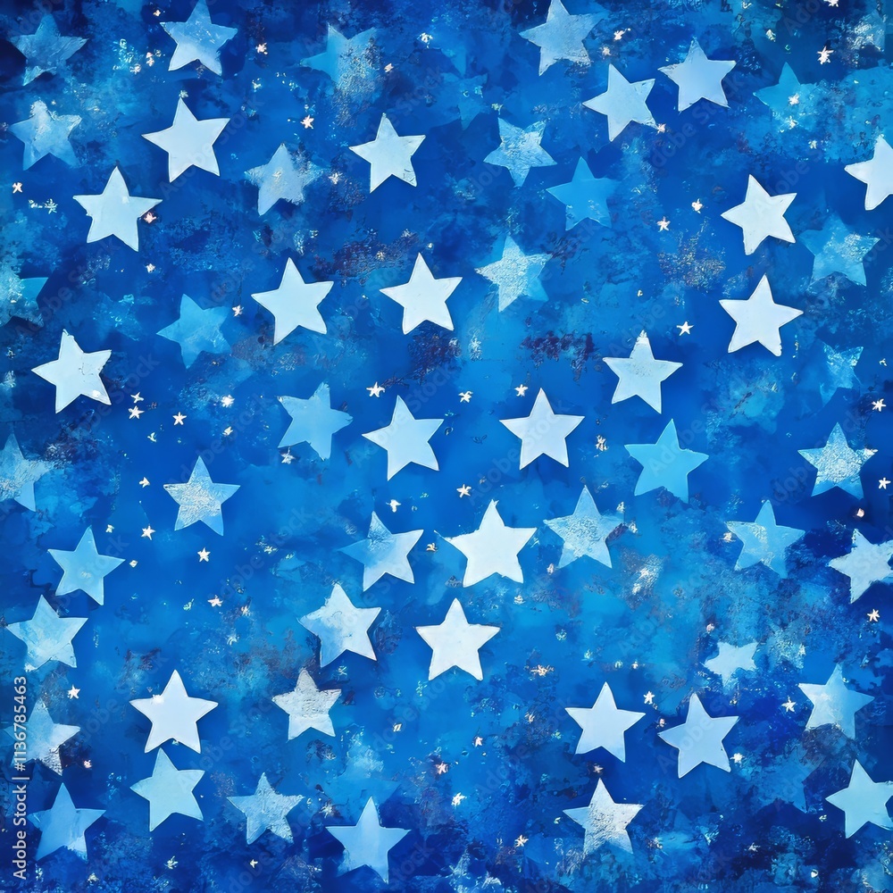 Starry navy background. Starry navy background.