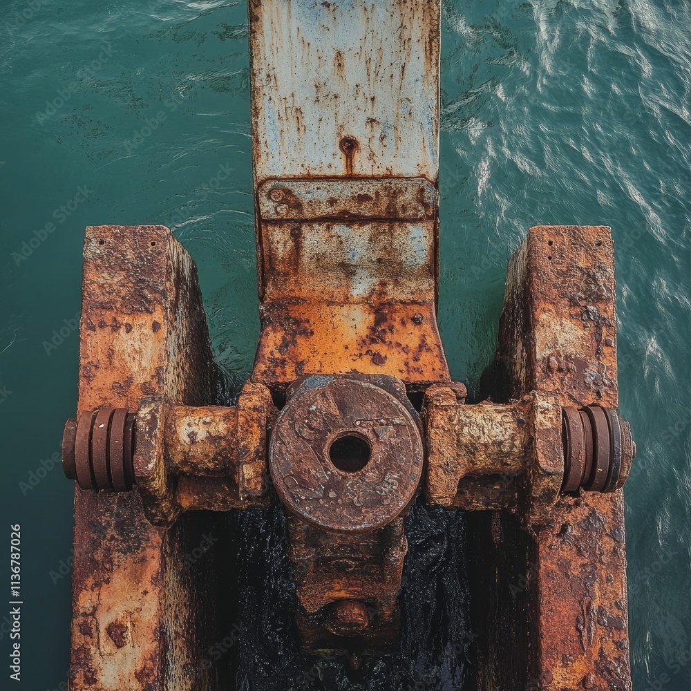 Boat-launching mechanism rusts in Portugal Boat-launching mechanism rusts in Portugal