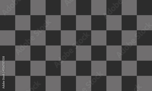 A black and white checkered background. A black and grey chessboard background.