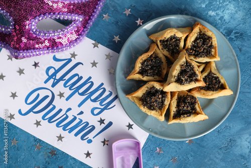 Card with text HAPPY PURIM,...
