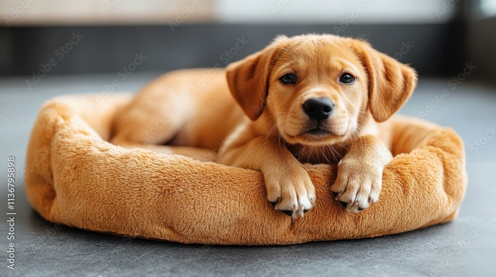 Pet Accessories Pet bed - Comfortable bed for dogs and cats to rest and sleep Isolated solo on plain background Pet Accessories Pet bed - Comfortable bed for dogs and cats to rest and sleep Isolated solo on plain background