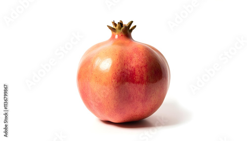 Fresh single Pomegranate