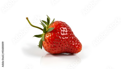 Fresh single Strawberry