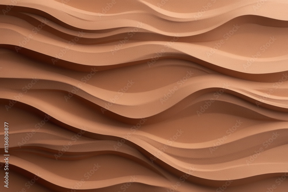 Abstract textured background featuring flowing waves in warm earthy tones. Abstract textured background featuring flowing waves in warm earthy tones.