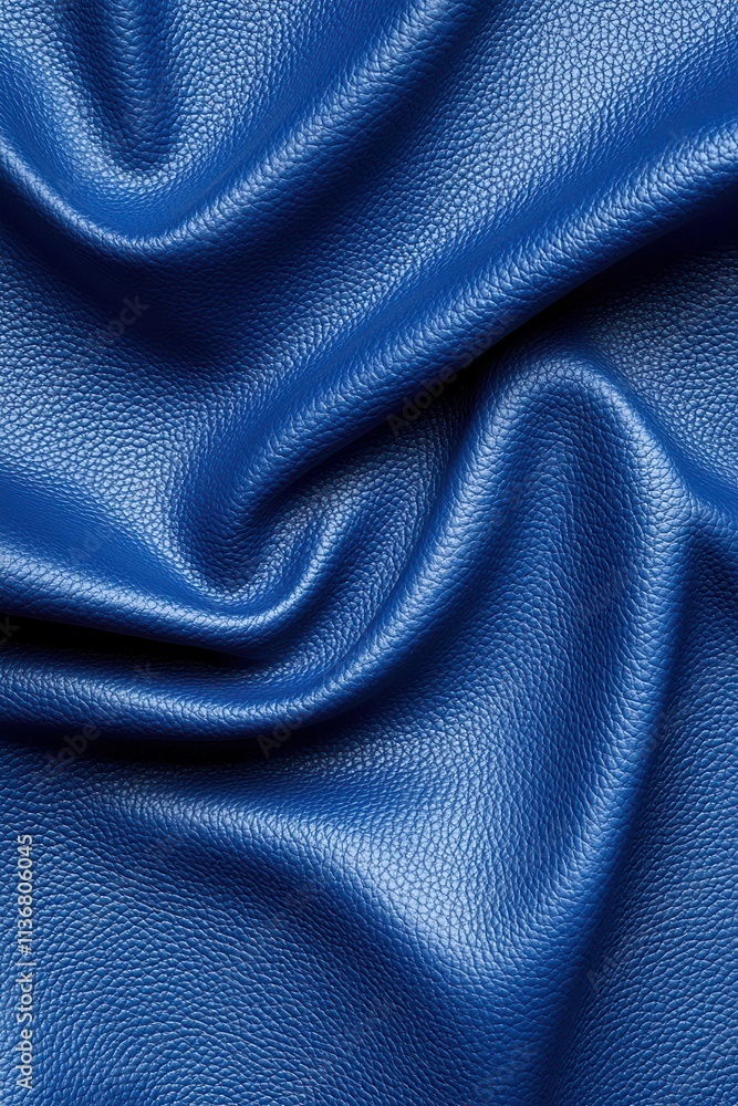 Luxurious blue leather fabric showcasing texture and sheen, perfect for fashion or upholstery projects. Luxurious blue leather fabric showcasing texture and sheen, perfect for fashion or upholstery projects.