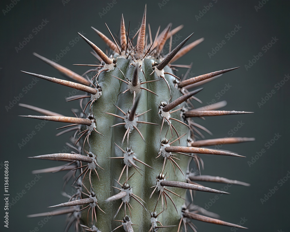 Close-up of a green cactus with sharp spines, showcasing intricate textures and colors. Close-up of a green cactus with sharp spines, showcasing intricate textures and colors.