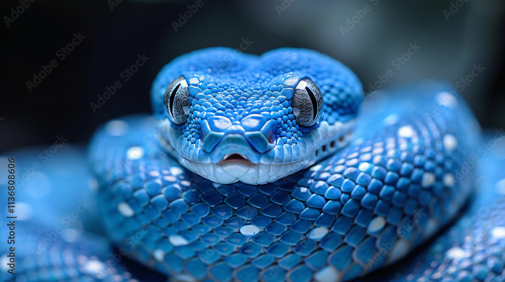 Fototapeta premium Close up of a rattlesnake dangerous