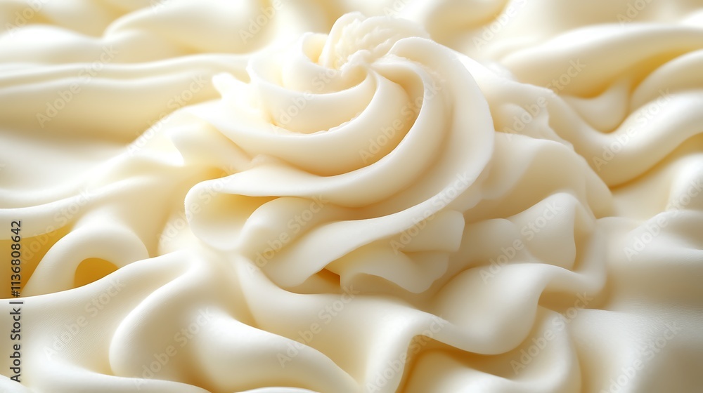 Creamy swirls of delicious frosting delight Creamy swirls of delicious frosting delight