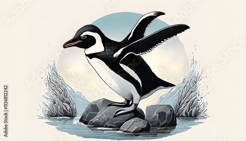 penguin in polar regions