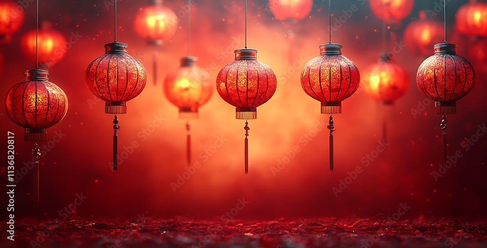 A Collection of Glowing Red Lanterns
A Collection of Glowing Red Lanterns