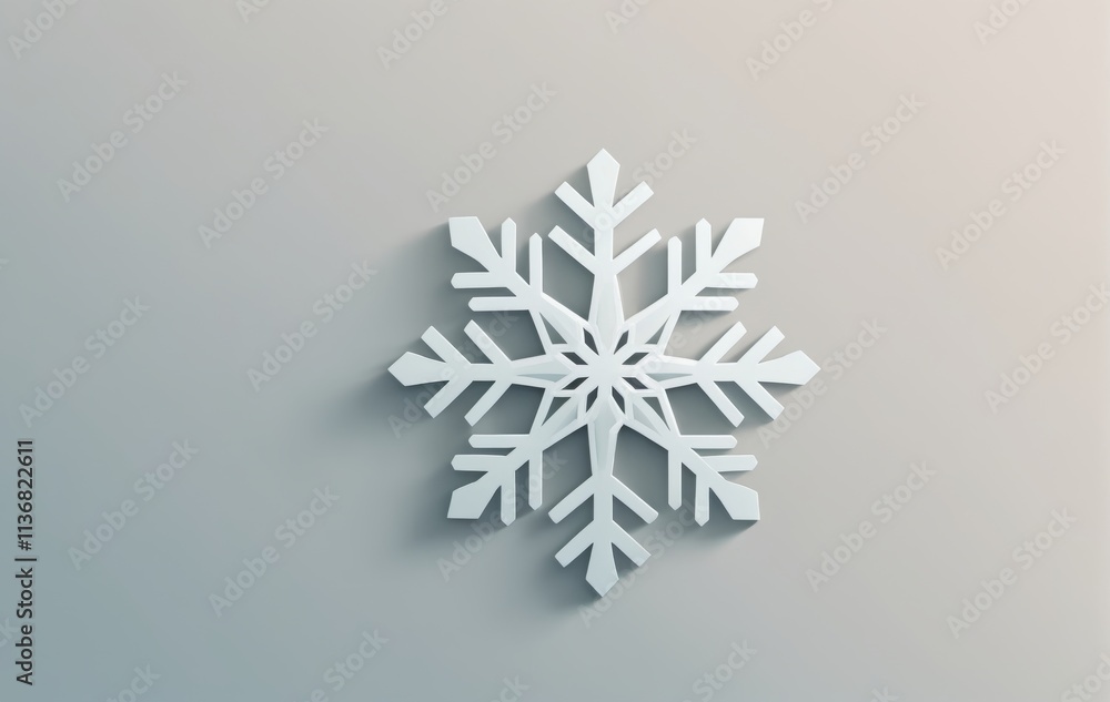 ntricate Snowflake, Mirrored Symmetry ntricate Snowflake, Mirrored Symmetry