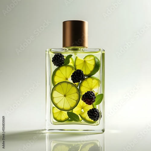 Enchanting Fusion: A Fragrant Symphony of Lime, Blackberry, Sage, and Oud photo