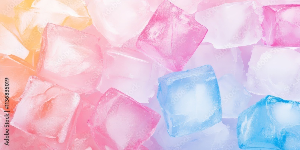 Bright and vibrant sugar texture featuring contrasting colors and clean shadows Bright and vibrant sugar texture featuring contrasting colors and clean shadows